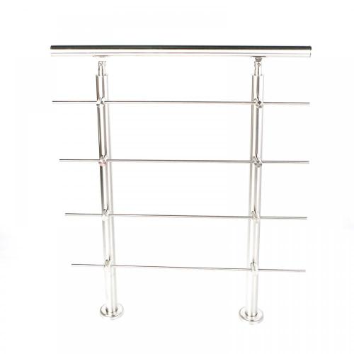 2-step Outdoor 316 Stainless Garage Steps Handrail Brackets