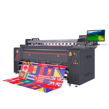 Large Format Direct to Fabric Digital Flag Printer with 4 Epson 3200 Printheads - 2.3m Width
