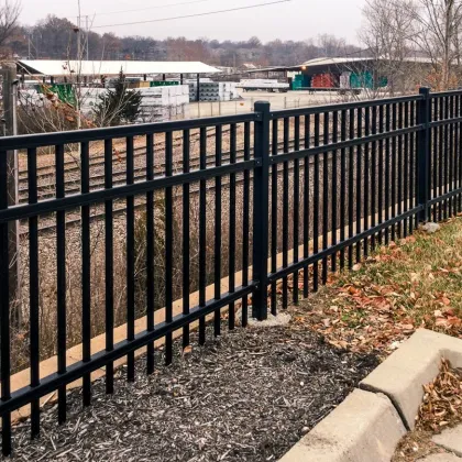 Profusion Welded Ornamental Steel Fence by Montage Fence & Gates