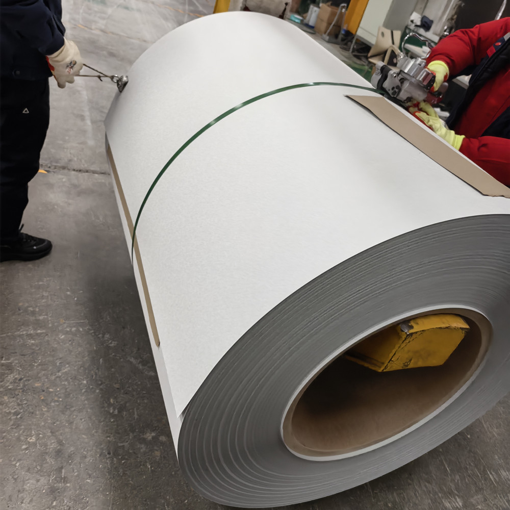 precoated metal with white color