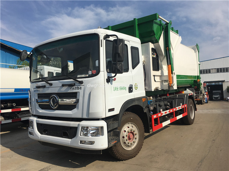 Dongfeng 10cbm Kitchen شاحنة القمامة