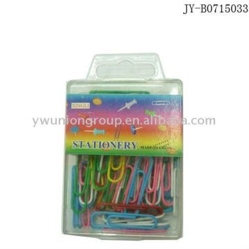 Coloured Metal Paper Clips