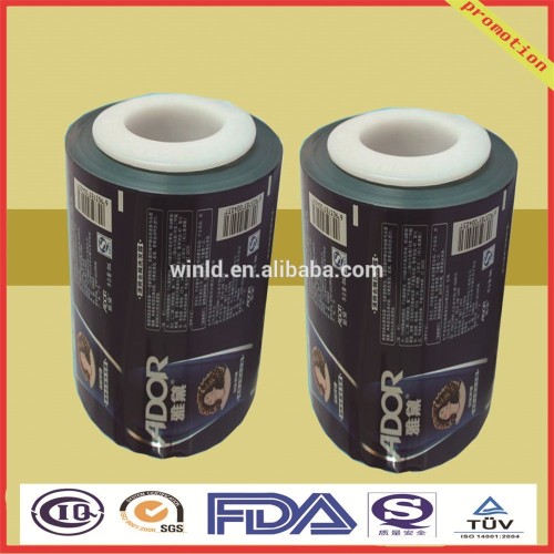 custom printing plastic film packaging machine use