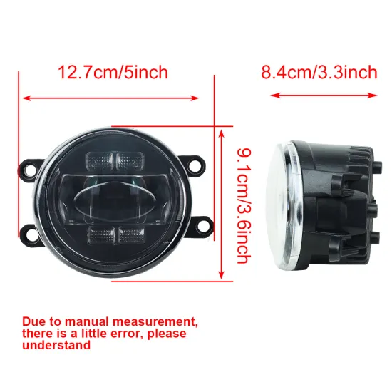 Black LED Projector Fog Light Kits for Toyota Highlander