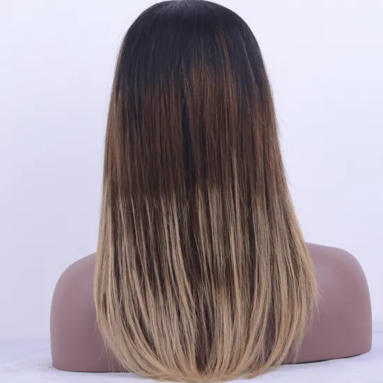 wholesale price brazilian hair full lace human hair wig dark roots virgin hair ombre wig