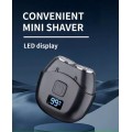 Razor giratorio portátil de barba de tamaño de barba