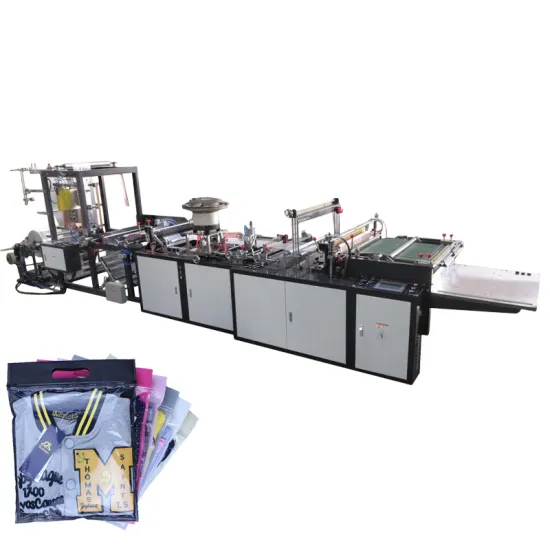 High Speed Plastic Bag Making Machine with Zip Lock for Baby Clothes