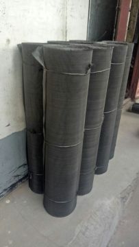 Sus 302 Dutch Weave Black Woven Fabric