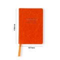 Customized embossed logo leather diary