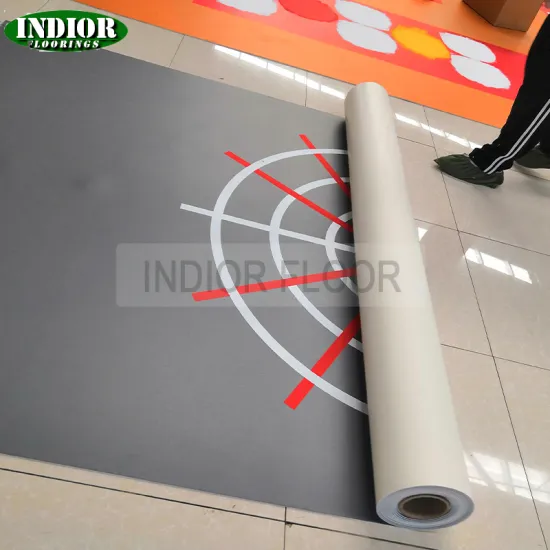 New PVC Vinyl Fitness Floor Mat: Easy Clean, Indoor Concrete Gym Mat