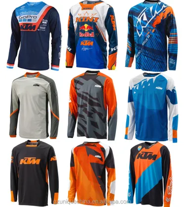 Men's Long-sleeved Summer Mountain Bike Riding Suit Jacket for Cross-country Motorcycle Riding