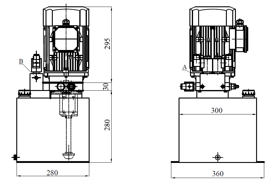 Power Unit for Hydraulic Scissorlift(2)