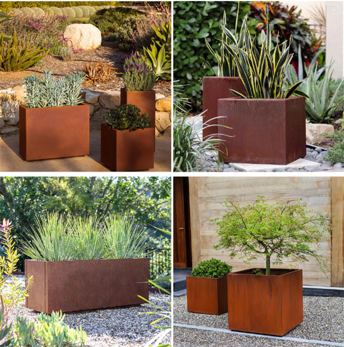 Garden Steel planters