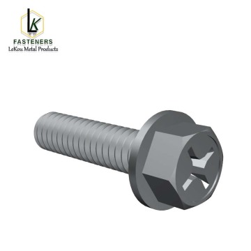 Phillips Drive Serrated Flange Hex Head Bolt