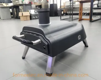 Pellet BBQ Grill Party Outdoor Pellet Fuel Pizza Oven 14" Beef Pizza Baking Oven