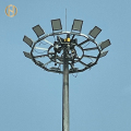 Luces de poste de lámpara de metal al aire libre de 14 metros