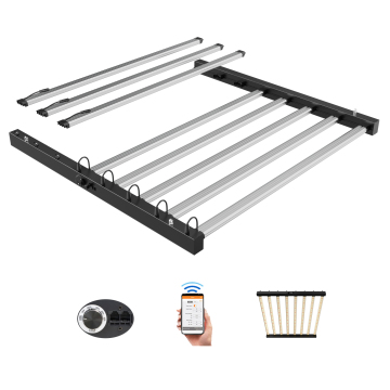 IP65 Foldable Full Spectrum Hydroponic LED Grow Light Bar - 4ft 1000W
