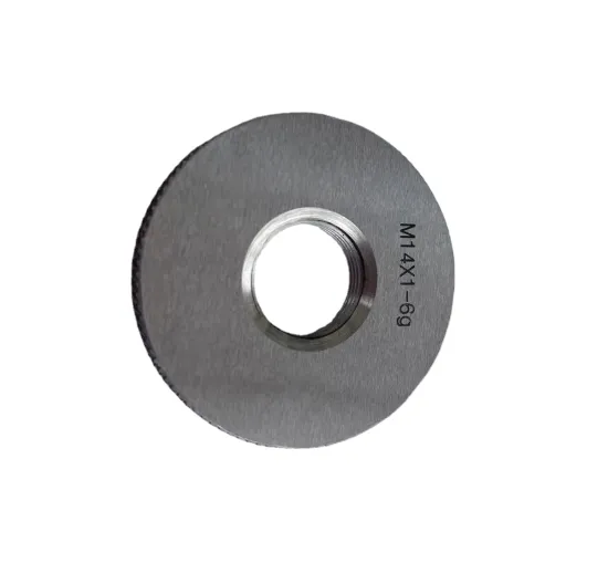 High-Quality Metric Thread Ring Gauge M14*1-6g Go/No-Go Gauge for Chinese Factory