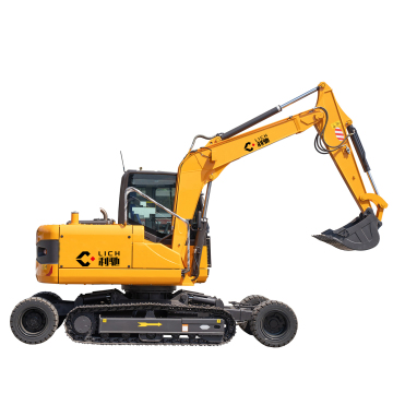 Sinomach 8 Ton Wheel Excavator LH80 - High Quality from Factory