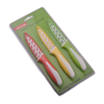 3PCS-Messerset mit Blasenkarte mit Blasenkarte