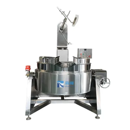 Fully Automatic Electric Tilting Bean Paste Cooking Pot Machine