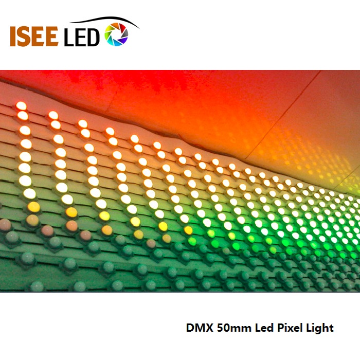 50mm LED RGB DMX Dot Lights
