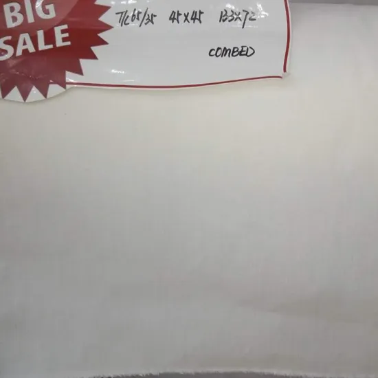 TC polyester cotton grey fabric plain poplin twill gray fabric raw fabric