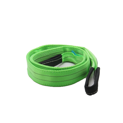 2T Green Polyester Lifting Webbing Sling with CE Certificate China ...