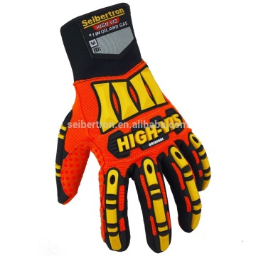 New Seibertron High-vis Waterproof style Impact Protection safety gloves Hi Vis Palm working gloves mechanical gloves