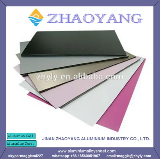 High Quality decotation materials building materials aluminum plastic composite panel