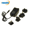 Interchangeable Plug 12V 2A Power Adapter 5.5*2.5