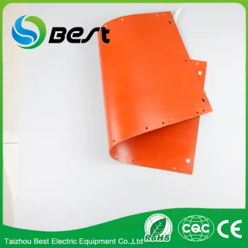 Thin flexible silicone rubber heater blanket 220 volt with temperature controller