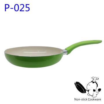 bright green ceramic saute pan nonstick frying pan for home use