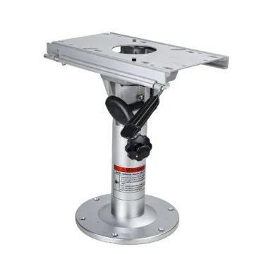 Wholesale Anodized Aluminum Boat Seat Pedestal with Slide Bell Bass and Cockpit Table Pedestal