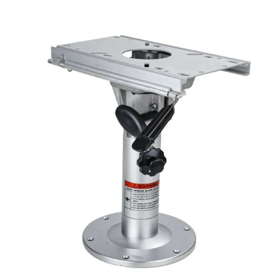 Wholesale Anodized Aluminum Boat Seat Pedestal with Slide Bell Bass and Cockpit Table Pedestal