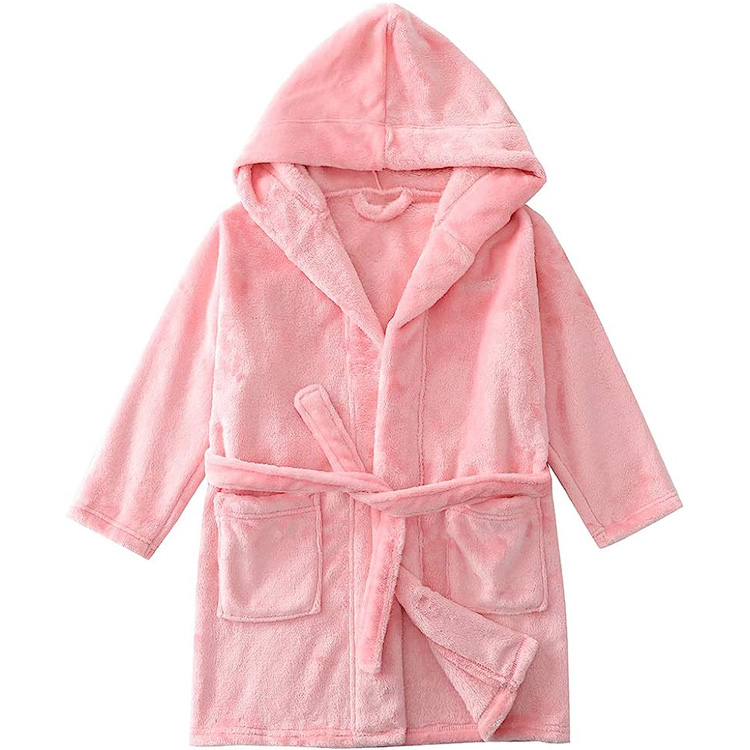 kids fleece bathrobe