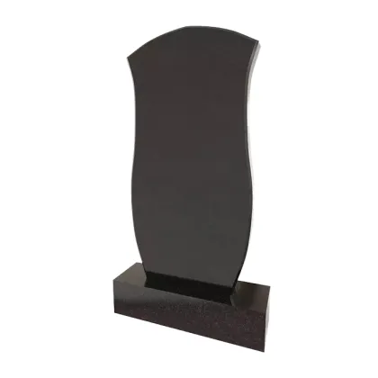 Black Simple Russian Tombstone Modern Design Indian Black Monument Stone Relief

**Title:** *Modern Black Monument Stone Relief for Russian-Inspired Indian Tombs*