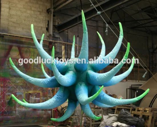 giant inflatable spiky urchin for festival