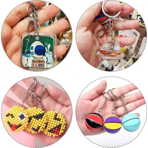 Customizable Keychain Keychain Rings Chain Lobster Clasp Supplier