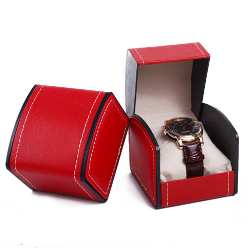 Solid Color Travel Wholesale PULeather Flip Watch Case
