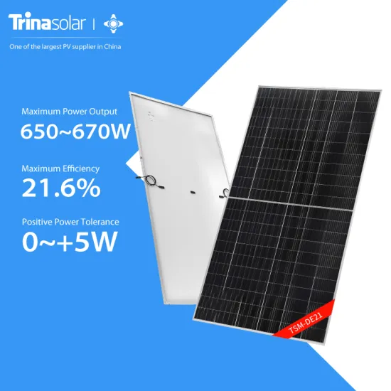 Trina Solar Panel Prices: Vertex Models 650W, 660W, 665W, and 670W TSM-DE21