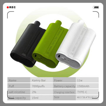 Kamry Bar 7000 Puff Pod Vape Kit Pod