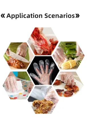 Customized Biodegradable Household Gloves: Thickened PE Disposable Plastics with Oil & Dirt Resistance