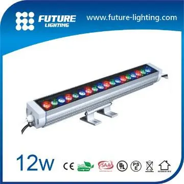 Dmx control 12W high power RGB full color led wall wahser light