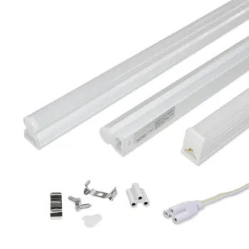 PC T5 LED Tube Lights: 20w to 6w, 1ft to 5ft, 2700K to 6000K