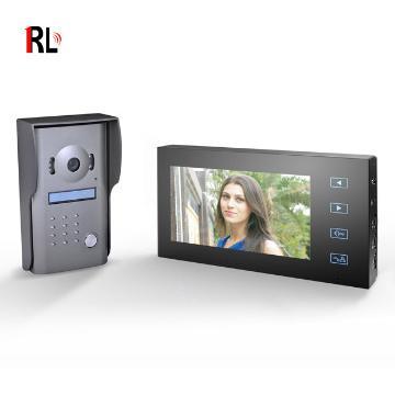 Video Door Phone, 7 inch monitor, touch pad, Photo-taking Function