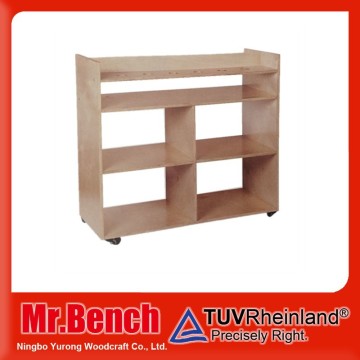 storage box made of wood,plywood cabinet for nursery school