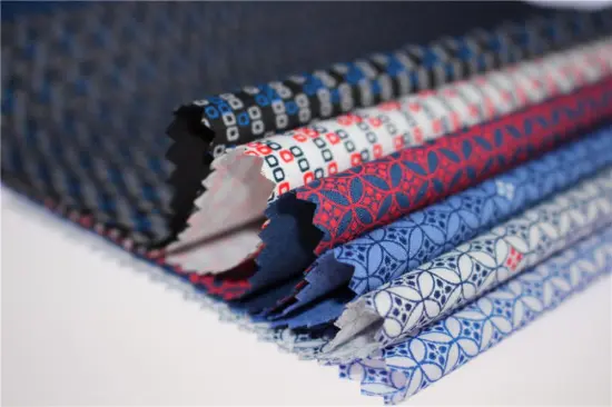 Customized design CVC shirt fabric for sale