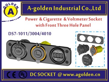 Two port, USD socket Marine rocker switch ,socket for boat for car
