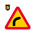 علامة تحذير علامة المرور الألومنيوم المخصصة